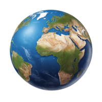 planeta tierra globo en transparente antecedentes png