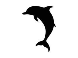 Premium Dolphin Icon Silhouette. vector