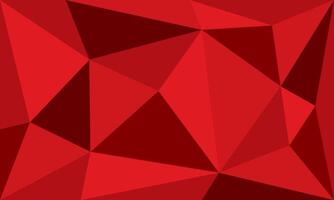 Abstract red polygonal background illustration for your design. vector