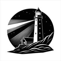 Charming Lighthouse Design vector