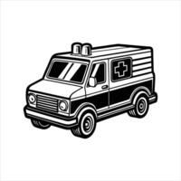 Emergency Response Ambulance vector