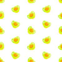Green dummies seamless pattern. Front view pacifiers. Background, print, packaging design vector