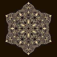 Mandala icon. Intricate mandala carvings contain a beautiful and unique impression. vector
