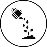 Watering Can Illustration Icon vector
