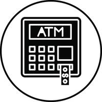 ATM Illustration Icon vector