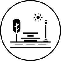 Park Illustration Icon vector
