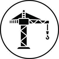 Crane Illustration Icon vector