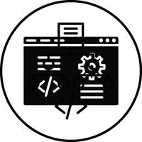 Web Development Illustration Icon vector