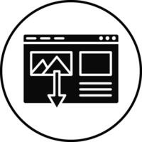 Landing Page Illustration Icon vector