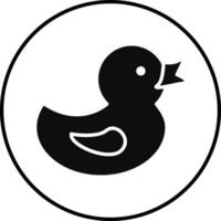 Duck Toy Illustration Icon vector