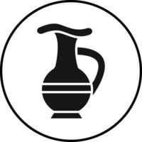 Pitcher Illustration Icon vector