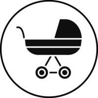 Stroller Illustration Icon vector