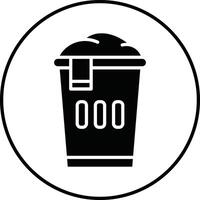 Laundry Basket Illustration Icon vector