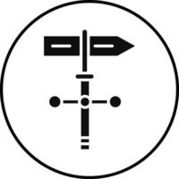Weather Vane Illustration Icon vector