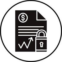 Document Security Illustration Icon vector