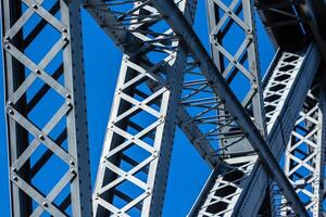 Modern Bridge frame closeup photo