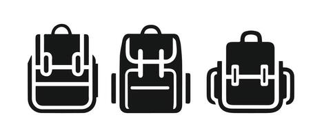 Backpack Icon symbol Graphics illustration vector