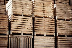 Crates stack background photo