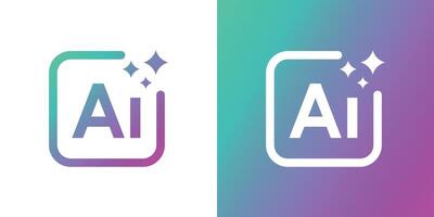 Generate AI symbols vector