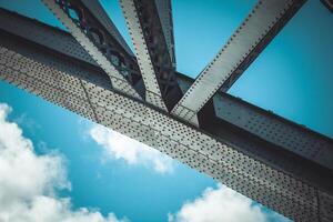 Bridge frame closeup photo