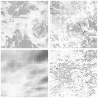 Four Halftone Patterns vector