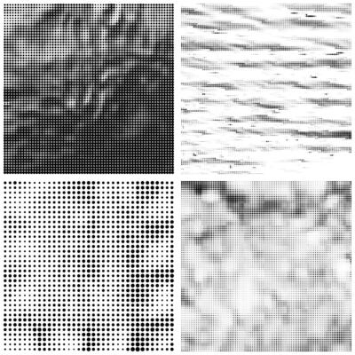 Monochrome Dots Texture
