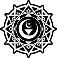 Celestial bodies icon in filled style vector