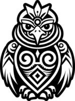 Manaia guardian icon in filled style vector
