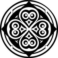 Spiritual sign icon in filled style vector