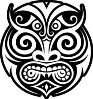 A filled style icon of taniwha symbol symbol vector