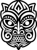A solid style icon of totem symbol vector