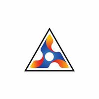 Triangle symbol, design logo illustration vector