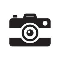 Camera photo icon black color vector