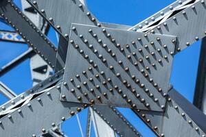 Modern Bridge frame closeup photo