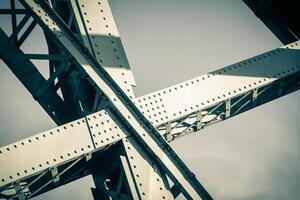 Modern Bridge frame closeup photo