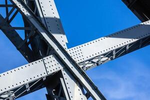 Modern Bridge frame closeup photo