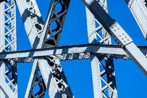 Modern Bridge frame closeup photo