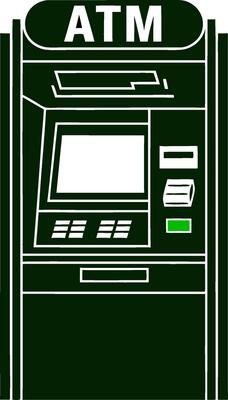Illustration of ATM Machine for Banking and Financial Transactions