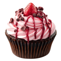 Tasty Cupcake Isolated on Transparent Background for Food Projects png