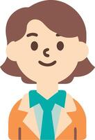 Smiling Business Cartoon Character Illustration for Professional Use vector