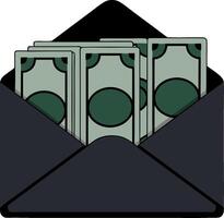 Money Envelope Financial Savings Concept Graphic vector