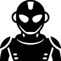 Futuristic Robot for Technology and Innovation Concepts vector
