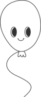 Groovy Balloon Face png
