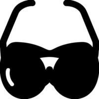 Silhouette Sunglasses Symbol of Style and Protection vector