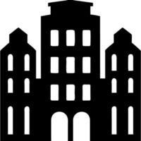 Urban City Skyline Silhouette for Architectural Design Projects vector