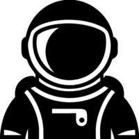 Astronaut Silhouette Space Adventure Concept vector