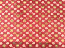 Red Dotted Soft Carpet Texture Background photo