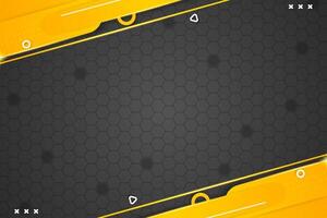 Gradient abstract geometric background with hexagon shape vector