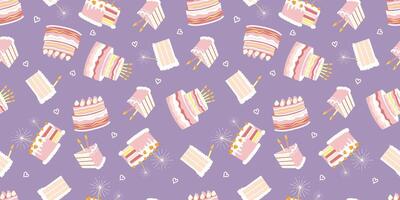 Cakey fabric by jessicab on spoonflower - custom fabric vector