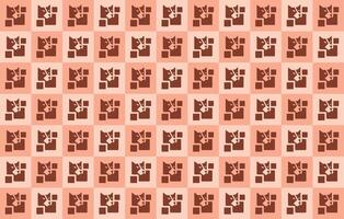 Square Dog Wrapping Paper Seamless Design vector